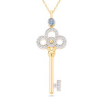 Aquamarine Anahtar Kolye